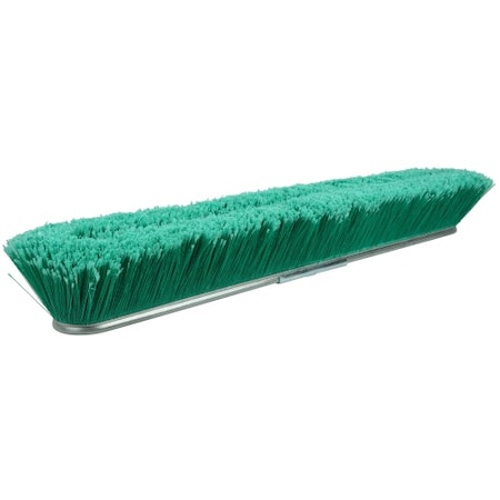 Weiler 24" Vortec Pro Fine Sweep Strip Broom, Green Polypropylene Fill 25299